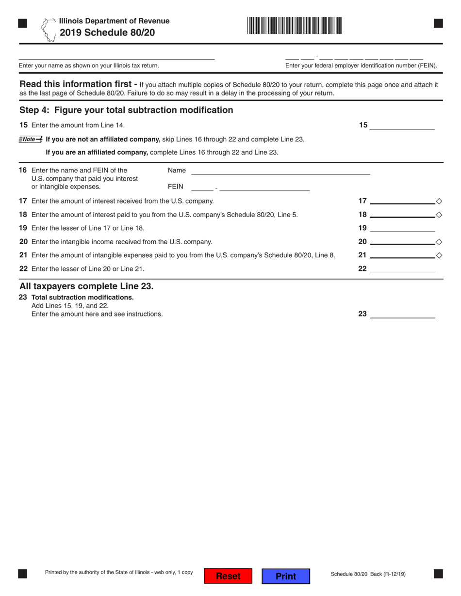 Schedule 80 / 20 Related-Party Expenses - Illinois, Page 2