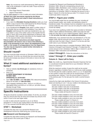 Instructions for Schedule 1299-D Income Tax Credits (For Corporations and Fiduciaries) - Illinois, Page 2