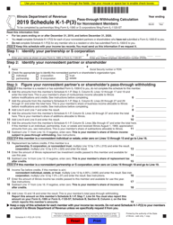 Schedule K-1-P(3) Download Fillable PDF or Fill Online Pass-Through Withholding Calculation for