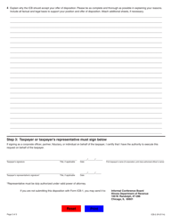 Form ICB-2 Offer of Disposition of a Proposed Assessment or Claim Denial - Illinois, Page 2