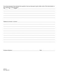 Form DHR-30 Exit Questionnaire - Illinois, Page 3