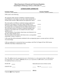 Document preview: Attestation Affidavit - Illinois