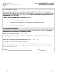 Form IOCI20-199 Reciprocity Application - Illinois, Page 3