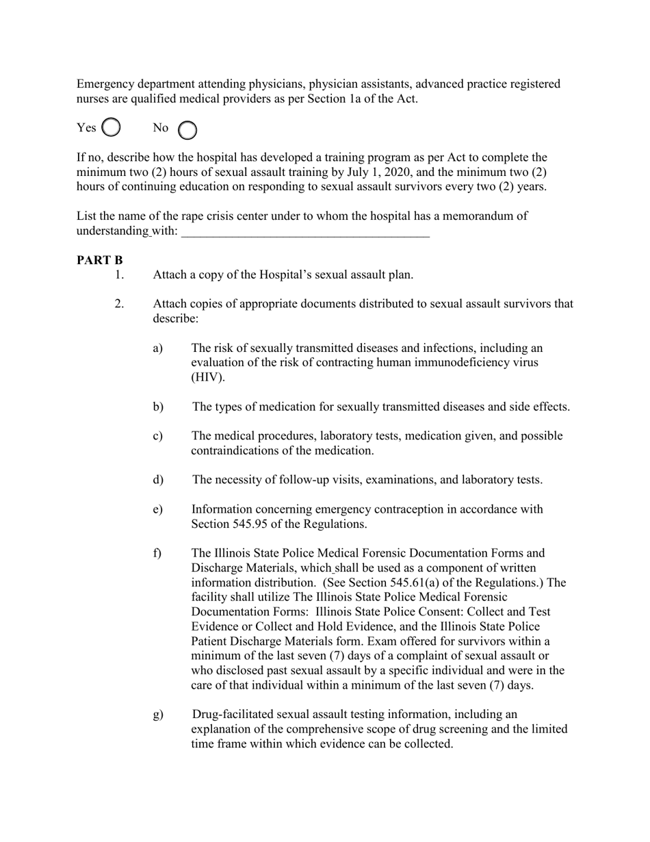 Sexual Assault Treatment Plan - Illinois, Page 2