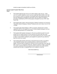 Sexual Assault Transfer Plan - Illinois, Page 3