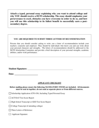 Form CFS438 Scholarship Program Application - Illinois, Page 4