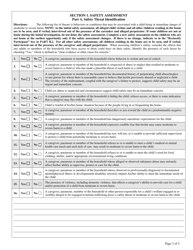 Form CFS1441 Child Endangerment Risk Assessment Protocol Safety Determination Form - Illinois, Page 3