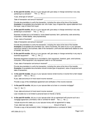 Form HFS3654 Additional Financial Information for Long Term Care Applicants - Illinois, Page 3