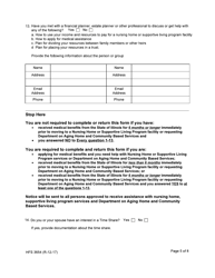 Form HFS3654 Additional Financial Information for Long Term Care Applicants - Illinois, Page 5