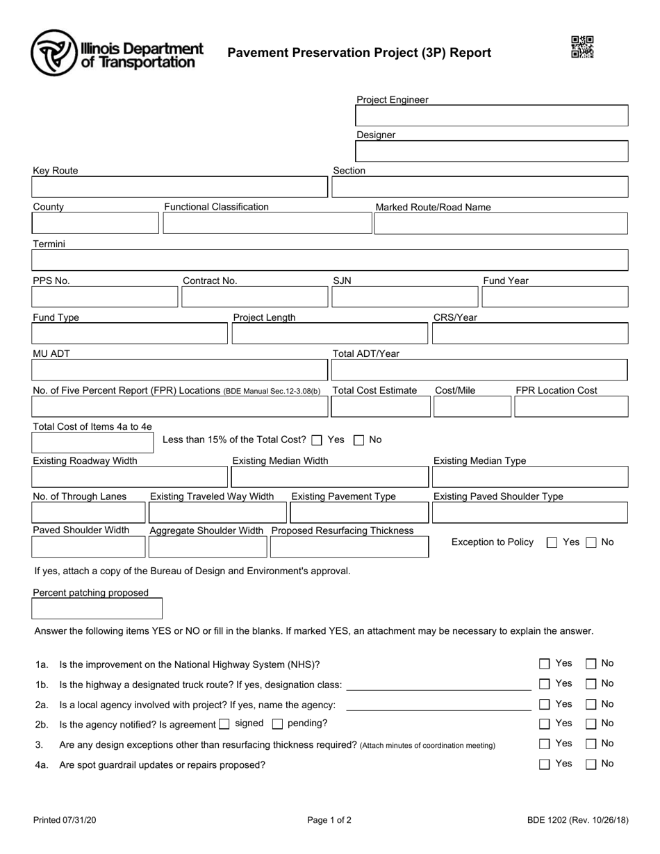 Form BDE1202 - Fill Out, Sign Online and Download Fillable PDF ...