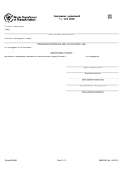 Form BDE2290 Waste/Use Site Review - Illinois, Page 2