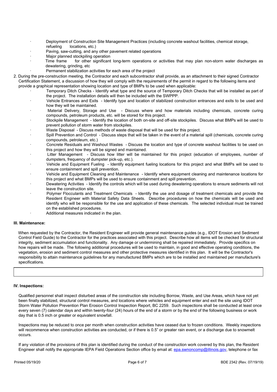 Form BDE2342 - Fill Out, Sign Online and Download Fillable PDF ...