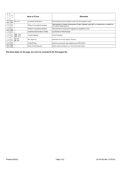 Form D5 PI0105 Final Paper Checklist - Illinois, Page 2