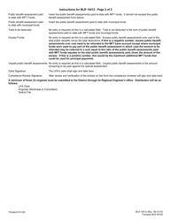 Form BLR15412 Statement of Financing of Local Improvement Project - Illinois, Page 3