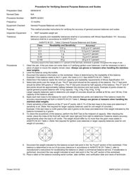 Form BMPR QCD01 Verification of General-Purpose Balances &amp; Scales - Illinois, Page 2