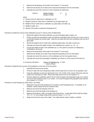 Form BMPR QCD38 Standardization of Volumetric Air Meter - Illinois, Page 4