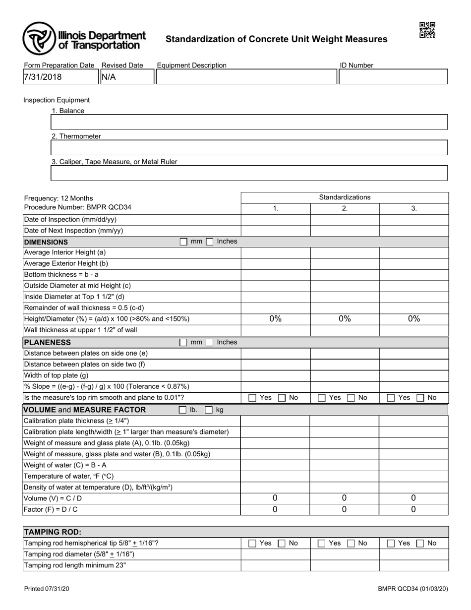 Form BMPR QCD34 Download Fillable PDF or Fill Online