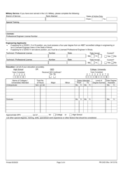 Form PM2420 Application for Seasonal Technician Trainee Intern - Illinois, Page 2