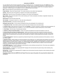 Form BSPE09 Project Monitoring Checklist and Report - Illinois, Page 3