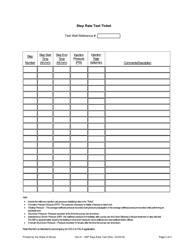 Form OG-31 Step Rate Test - Illinois, Page 2