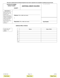 Document preview: Form DV-AM123.2 Additional Minor Children - Illinois