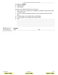 Form GC-O2405.1 Order for Request for Certificate of Good Conduct - Illinois, Page 2