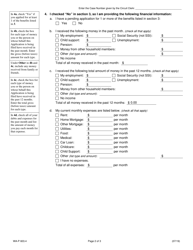 Form WA-P603.4 Application for Waiver of Criminal Court Assessments - Illinois, Page 2
