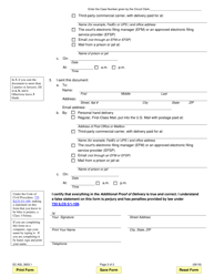 Form SC-ASL3603.1 Additional Proof of Delivery - Illinois, Page 2