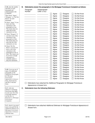 Form AA-A907.5 Mortgage Foreclosure Appearance &amp; Answer - Illinois, Page 2