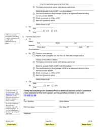 Form SS-ASL912.1 Additional Proof of Delivery - Illinois, Page 2