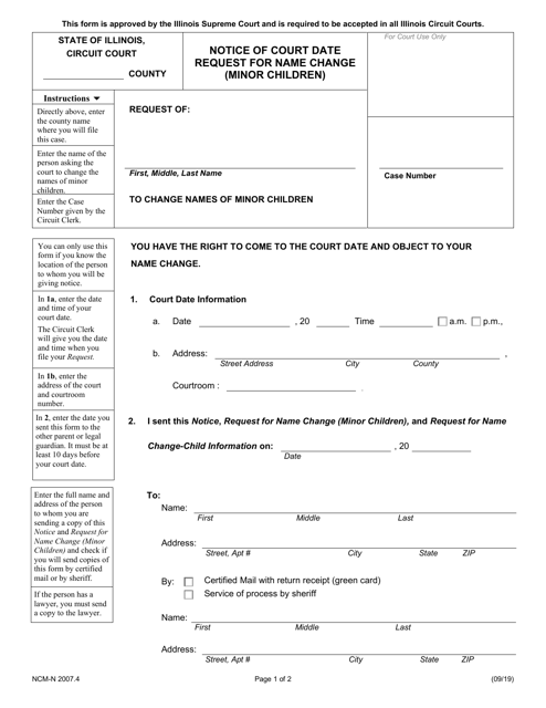 Form NCM-N2007.4  Printable Pdf
