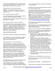 Instructions for Form OP-E404.2 Emergency Order of Protection - Illinois, Page 2