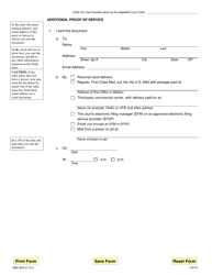 Form ABA-APS2112.2 Additional Proof of Service - Illinois