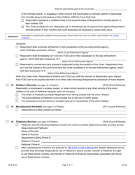 Form OP-E404.2 Emergency Order of Protection - Illinois, Page 7
