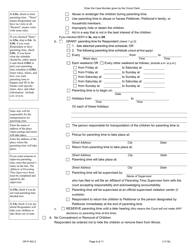 Form OP-P403.3 Petition for Order of Protection - Illinois, Page 9