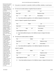 Form DS-S4603.1 Docketing Statement (Civil) - Illinois, Page 2