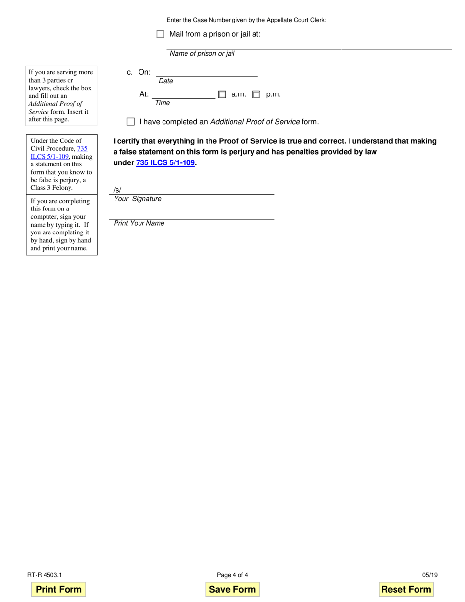 Form RT-R4503.1 Request for Report of Proceedings (Transcripts) - Illinois, Page 4