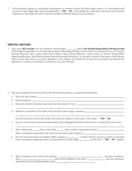 Form DAH(IH62 Illinois Petitioner Investigative Alcohol/Drug Evaluation - Illinois, Page 4