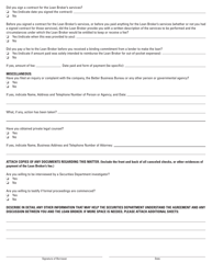 Form SEC322 Loan Broker Borrower Statement - Illinois, Page 2
