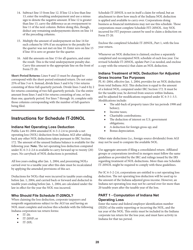 Instructions for Form IT-20 Indiana Corporate Adjusted Gross Income Tax Return - Indiana, Page 28