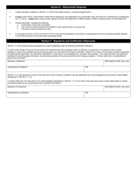 State Form 50387 Solid Waste Processing Facility Permit Renewal Application - Indiana, Page 3