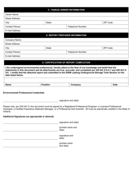State Form 55441 Lust Further Site Investigation (Fsi) Report Cover Sheet &amp; Report Format - Indiana, Page 2