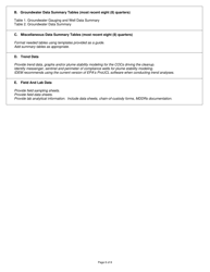 State Form 56087 Quarterly Monitoring Report (Qmr) Cover Sheet and Report Format - Indiana, Page 6