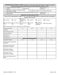 State Form 56548 Initial Registration for Underground Storage Tanks - Indiana, Page 12