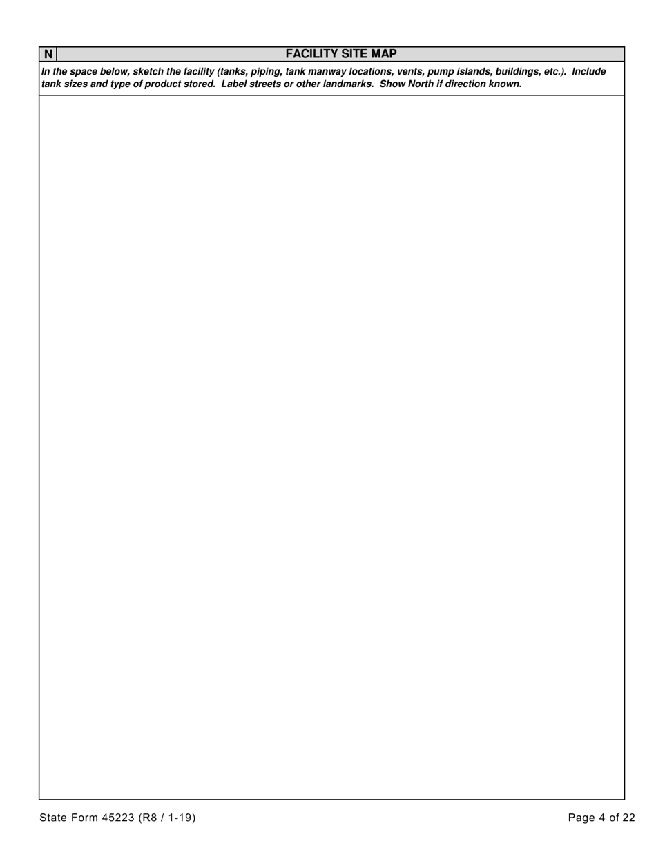 State Form 45223 Notification for Underground Storage Tank Systems - Indiana, Page 4