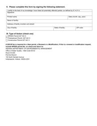 State Form 49456 Identification of Potentially Affected Parties - Indiana, Page 3