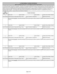 State Form 51494 Application for Provisional Wastewater Treatment Plant Operator Certification - Indiana, Page 3