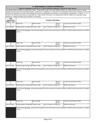 State Form 53785 Application for Wastewater Treatment Plant Apprentice to Request Certification - Indiana, Page 3