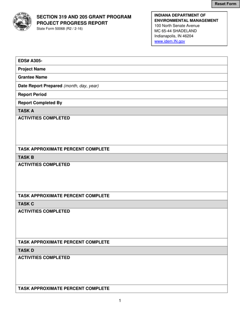 State Form 50068 Download Fillable PDF Or Fill Online Section 319 And 