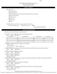 State Form 52587 Hepatitis B and Delta Hepatitis Case Investigation - Indiana, Page 4